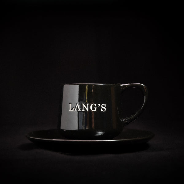 Presale: Midnight Black Coffee Cup  Lang's Coffee